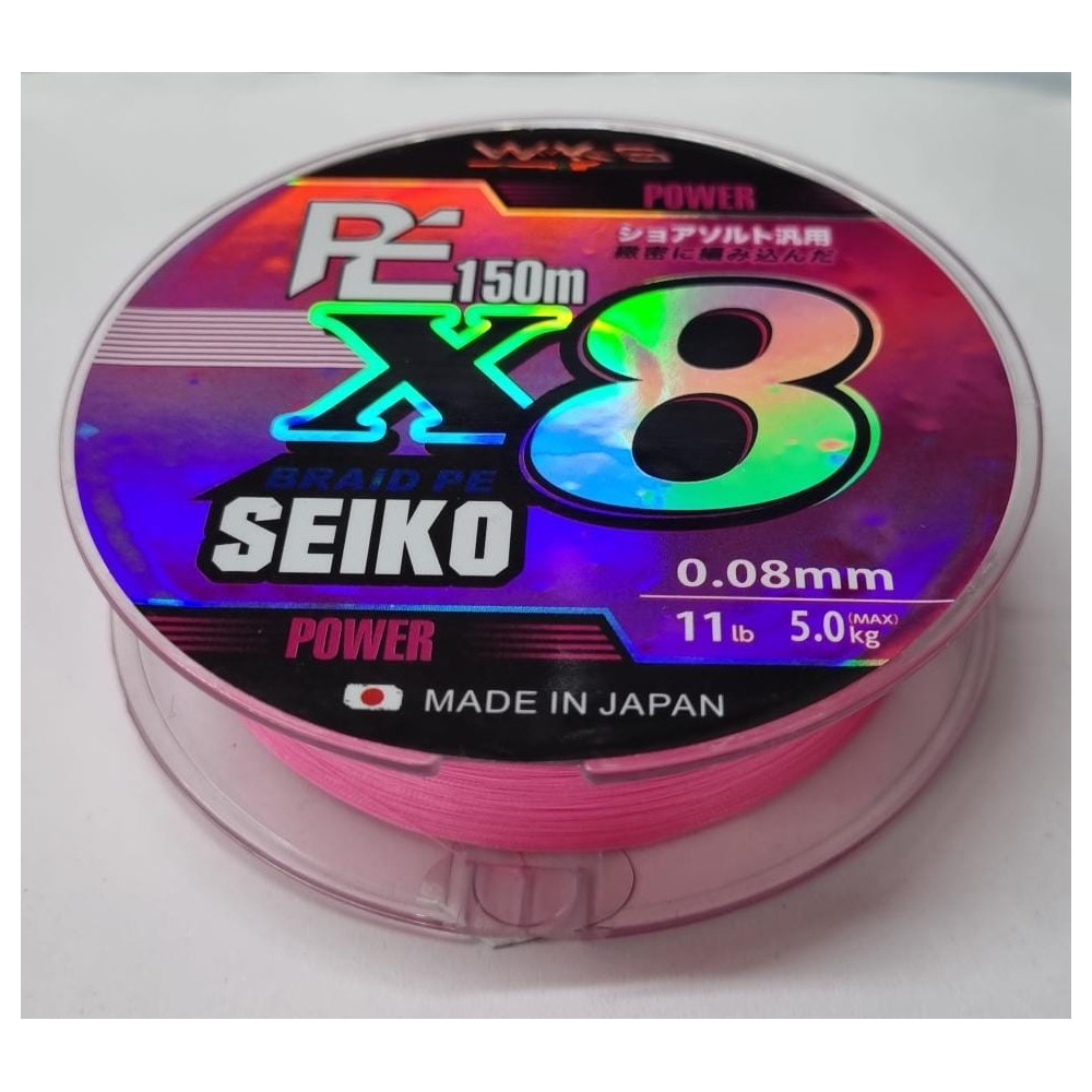 WKS SEIKO PINK X8 150M 0 08 JAPAN