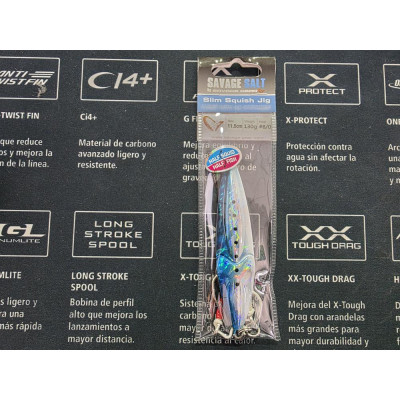 SG SQUISH JIGG 11 5CM 130GR BLUE GLOW