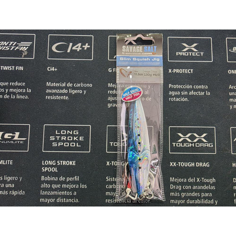 SG SQUISH JIGG 11 5CM 130GR BLUE GLOW