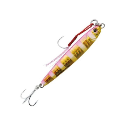 E-SG 3D SLIM MINNOW JIG 100G GOLD PINK