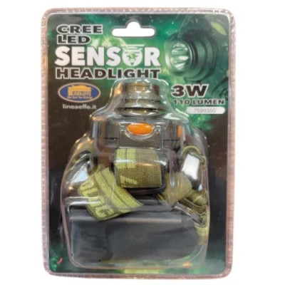 LAMPADA DA TESTA 3W SENSOR