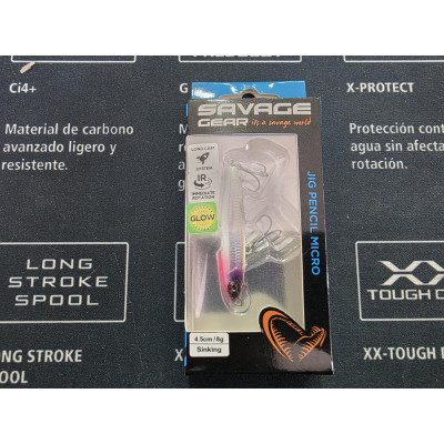 JIG PENCIL MICRO Z 4 5CM S HOLO WHITE GL