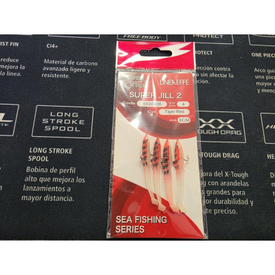 SUPER JILL 6CM 2 COL TIGER RED LINEAEFFE
