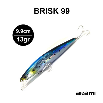 MUESTRA AKAMI BRISK-99 9 9CM/13GR SARDINE
