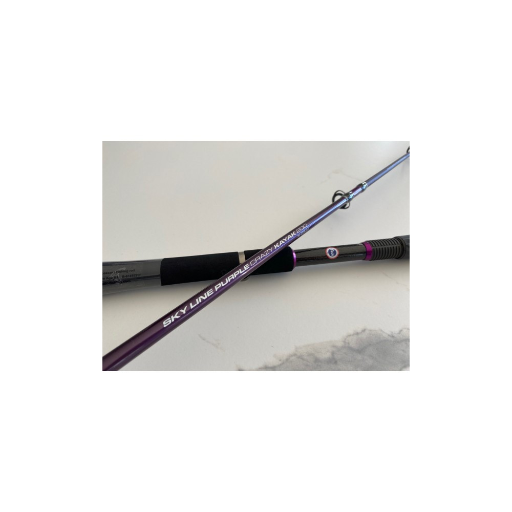 CAÑA SKY LINE PURPLE CRAZY KAYAK 200  5-25 LBS
