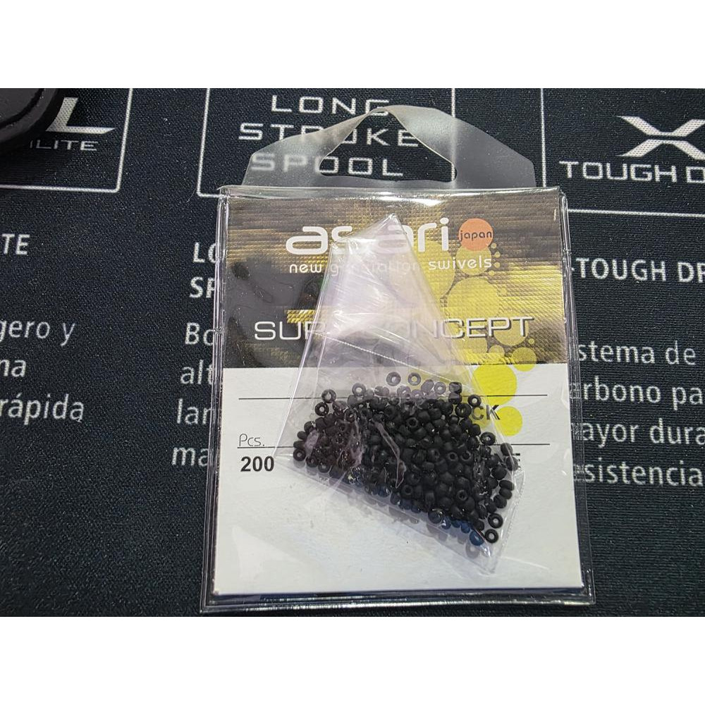 MICROPERLAS NEGRAS ASARI 200PCS
