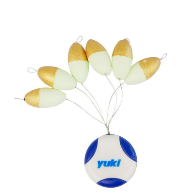 PERLA FLOTANTE YUKI SIZE L06 GLODEN/GLOW