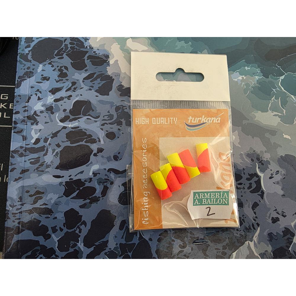 FOAM AMAR/NARANJA 15MM 5UND