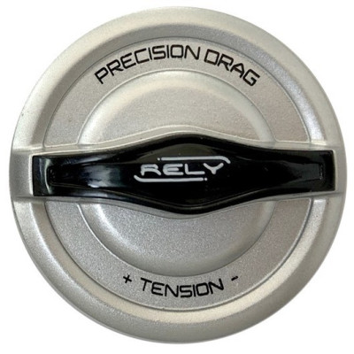 TAPON DE FRENO RELY PLATA Y NEGRO