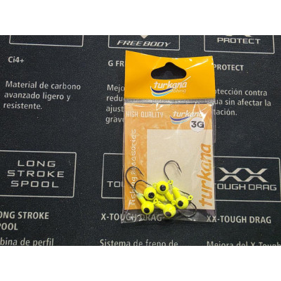BALL JIGG AMARILLO 3GR  5PZ