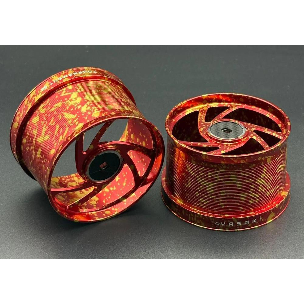 BOBINA YASAKI TOURNAMENT 35 BICOLOR ORANGE/GOLD