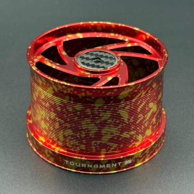 BOBINA YASAKI TOURNAMENT 35 BICOLOR RED/GOLD