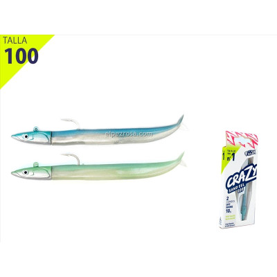 CRAZY SAND EEL 100-DC-OFF SHORE-10G-PEARL BLUE