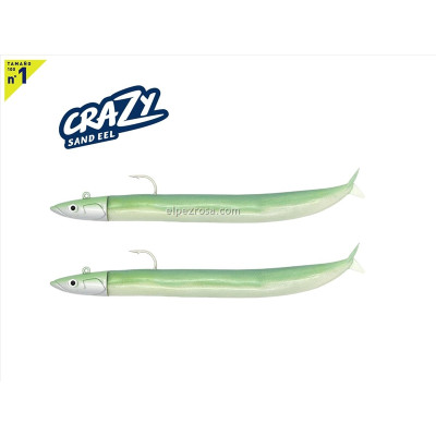 CRAZY SAND EEL 100-DC-OFF SHORE-10G-PEARL GREEN