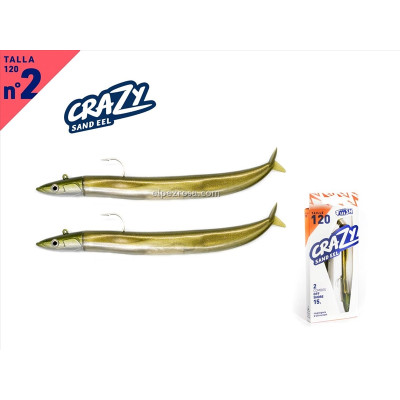 CRAZY SAND EEL 120-DC-OFF SHORE-15G-KHAKI