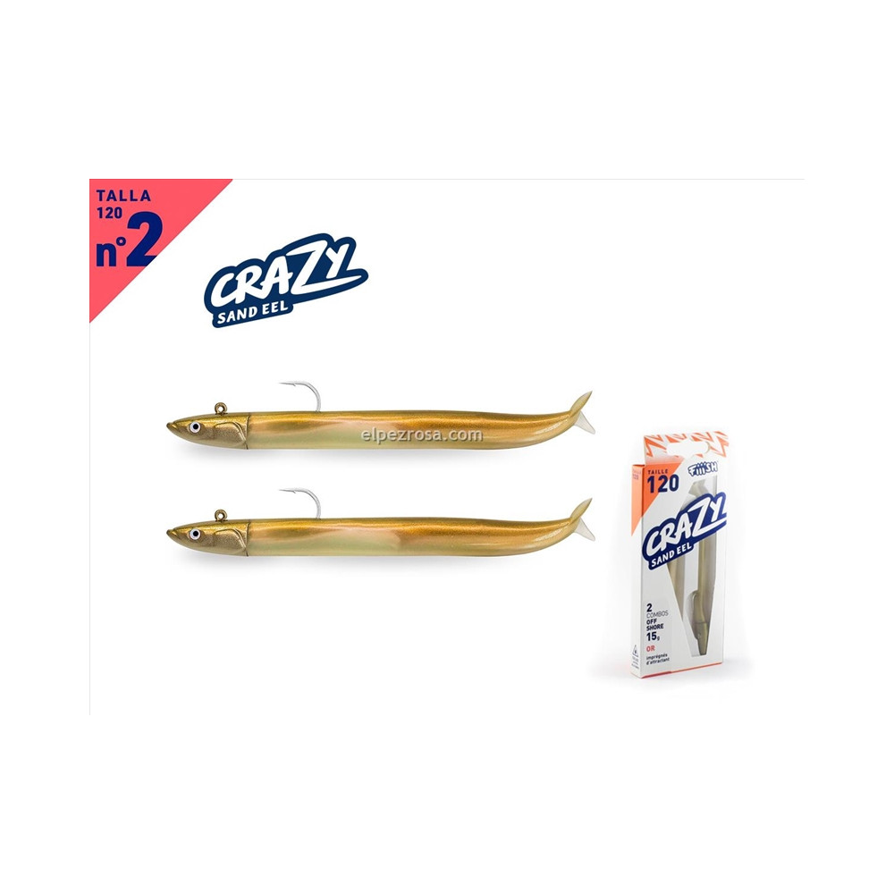 CRAZY SAND EEL 120-DC-OFF SHORE-15G-GOLD