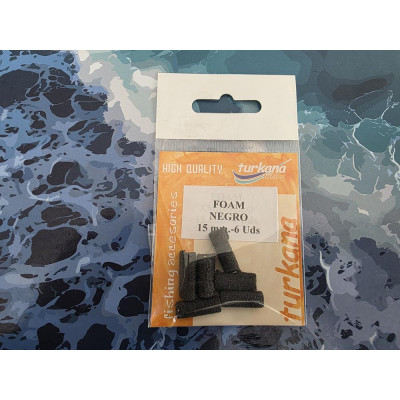 FOAM NEGRO 6PCS
