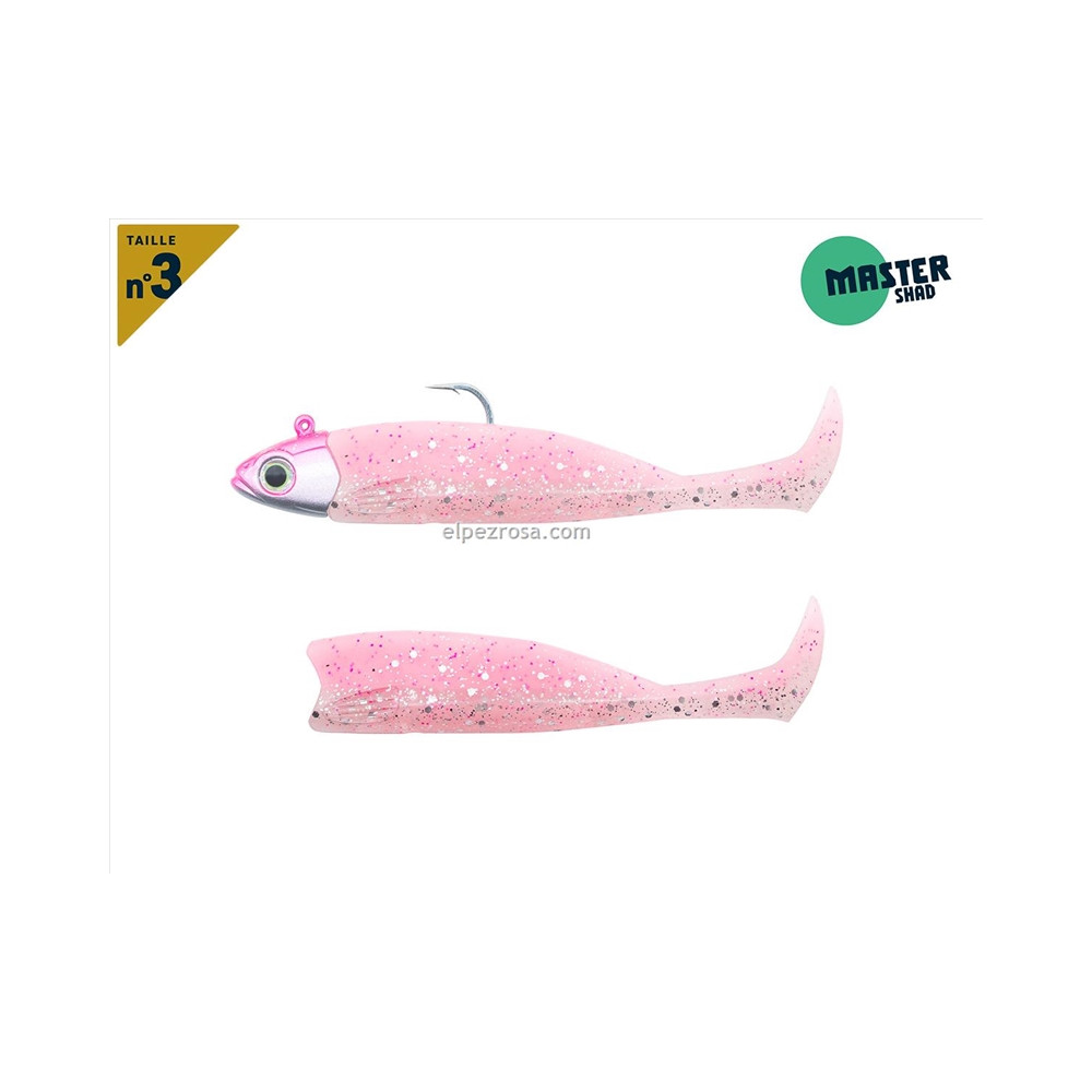 MASTER SHAD 75-COMBO-MEDIUM-6G-NEON PINK