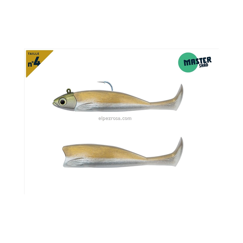 MASTER SHAD 100-COMBO-MEDIUM-15G-KHAKI