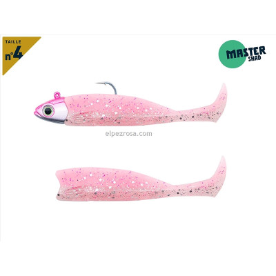 MASTER SHAD 100-COMBO-HEAVY-21G-NEON PINK