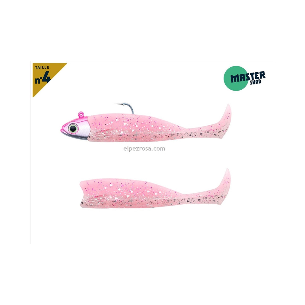 MASTER SHAD 100-COMBO-HEAVY-21G-NEON PINK