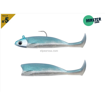 MASTER SHAD 125-COMBO-MEDIUM-25G-PEARL BLUE