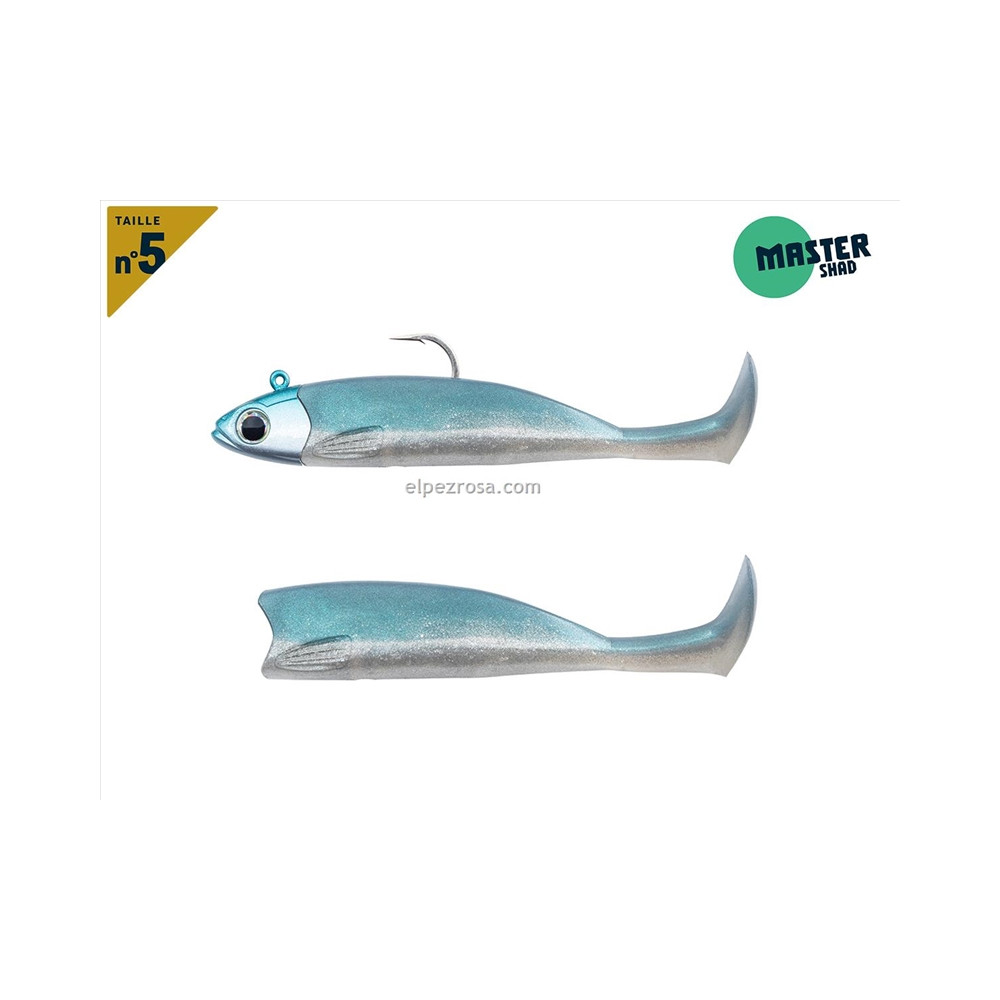 MASTER SHAD 125-COMBO-MEDIUM-25G-PEARL BLUE
