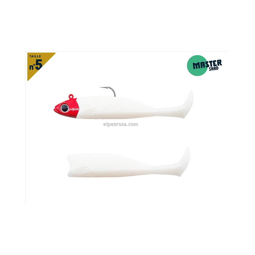 MASTER SHAD 125-COMBO-MEDIUM-25G-WHITE COCO-RH