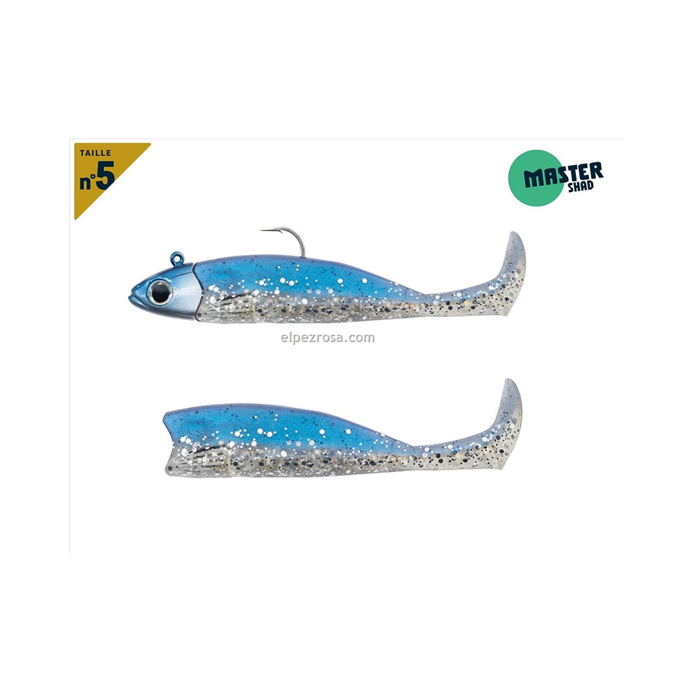 MASTER SHAD 125-COMBO-MEDIUM-25G-BLUE STRIKE