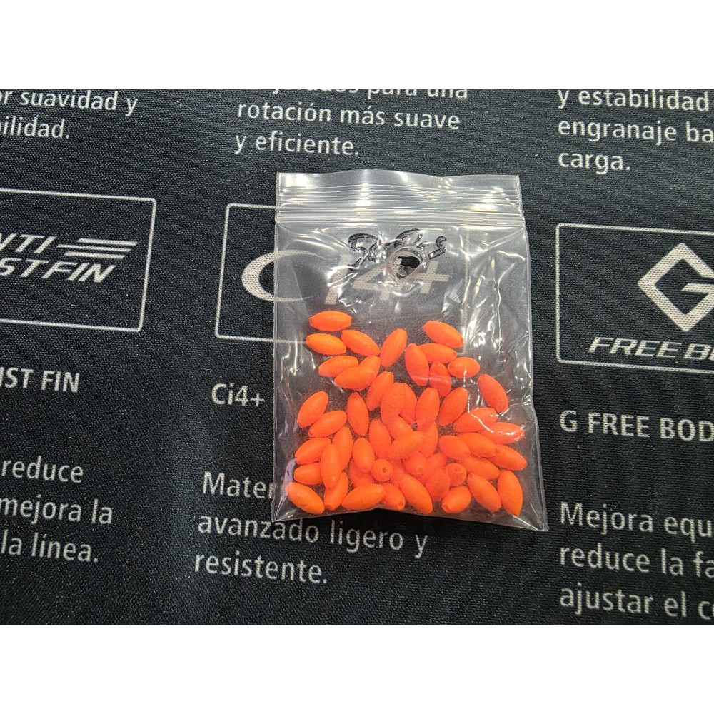 PERLA FLOTANTE NARANJA PQ  50 UNID