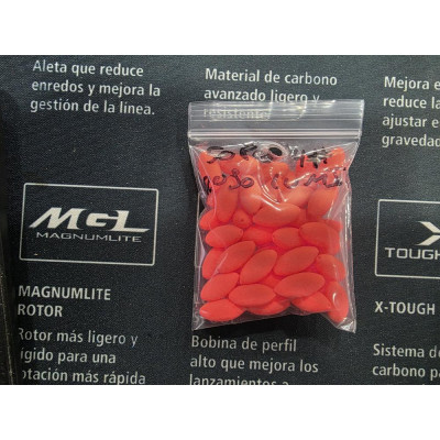 PERLA FLOTANTE ROJO LUMI PESTOSO G 50 UNID