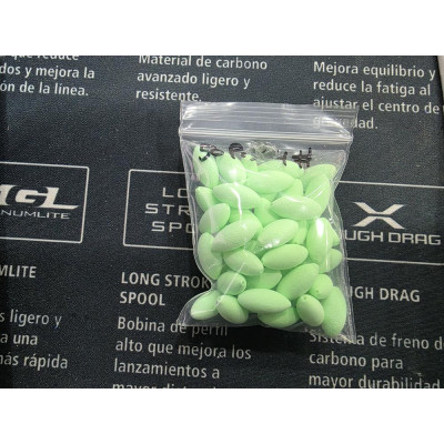 PERLA FLOTANTE VERDE F G 50 UNI