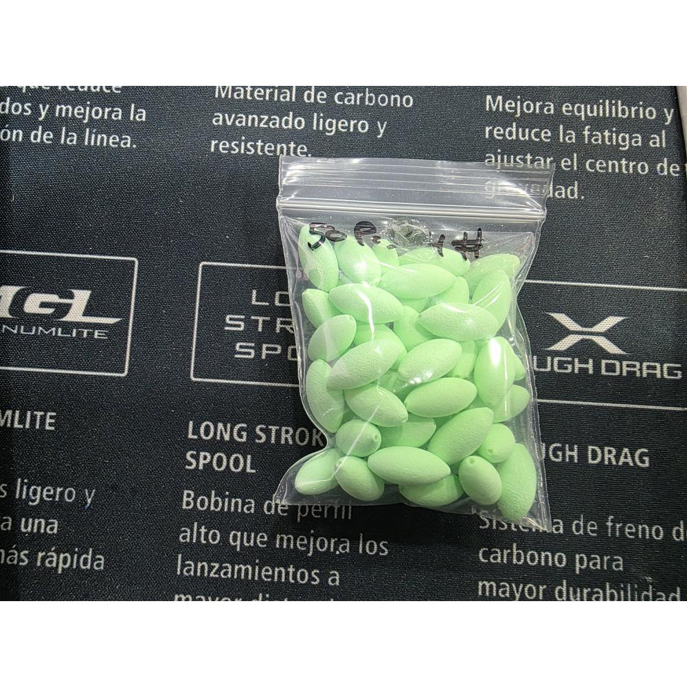 PERLA FLOTANTE VERDE F G 50 UNI