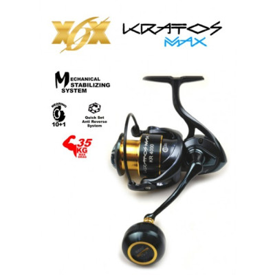 CARRETE X6X KRATOS MAX 6000