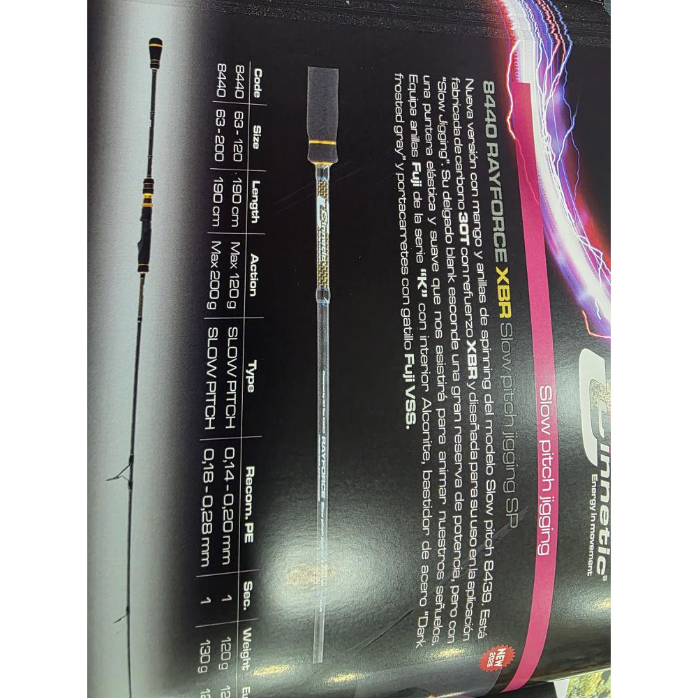 CAÑA RAYFORCE XBR SLOW PITCH JIG 200