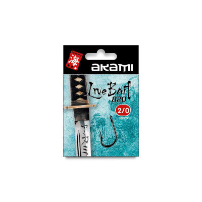 ANZUELO AKAMI LIVE BAIT KH-820-Nº4/0-BOLSA 10