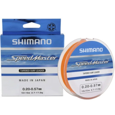 TAPERED LEADER SPEEDMASTER 10X15 0 23X0 57M CLEAR