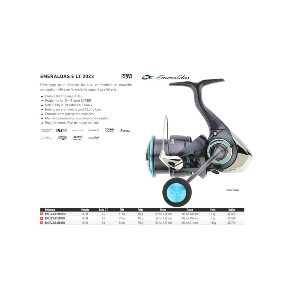 CARRETE DAIWA ESMERALDA E 23LT 2500 S H