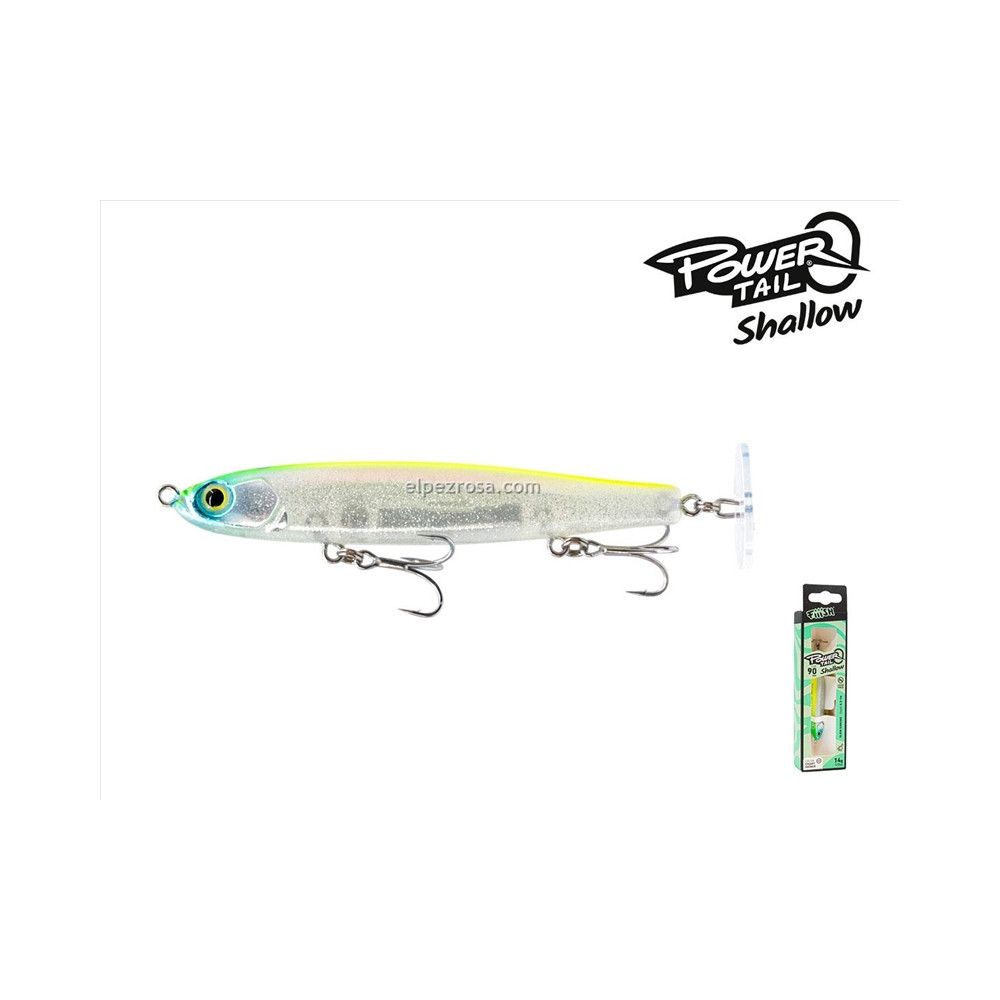 POWERTAIL SHALLOW 90-14G-CHART SHINER