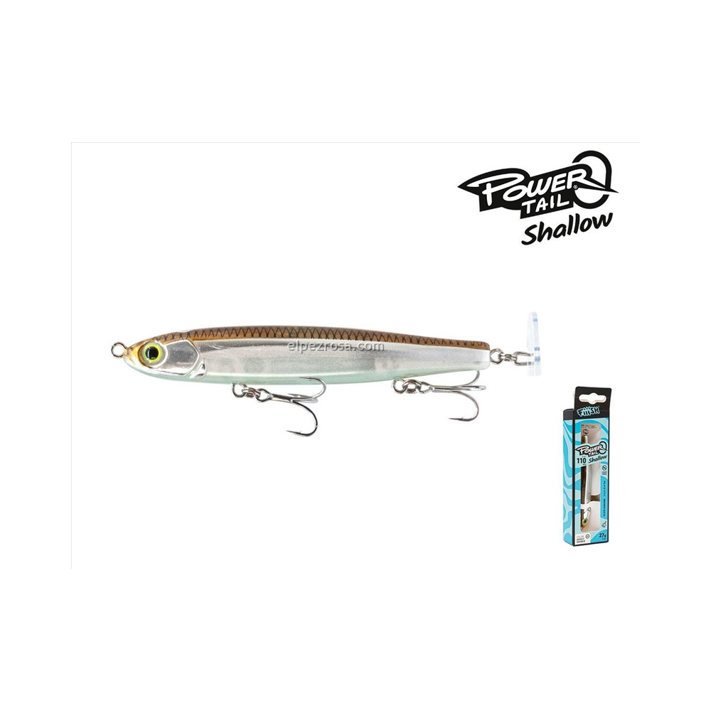 POWERTAIL SHALLOW 110-27G-GHOST SHINER