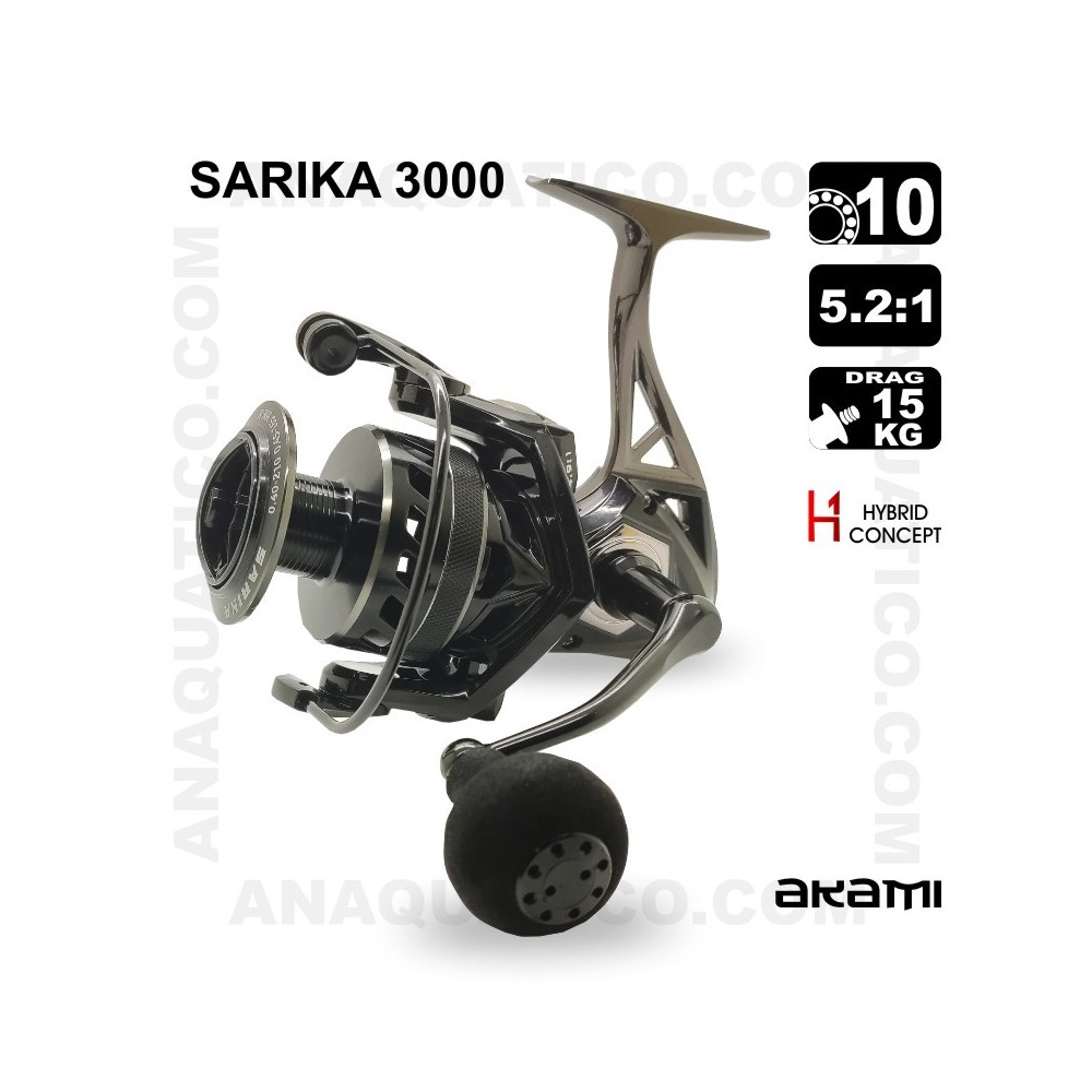 CARRETE AKAMI SARIKA 3000