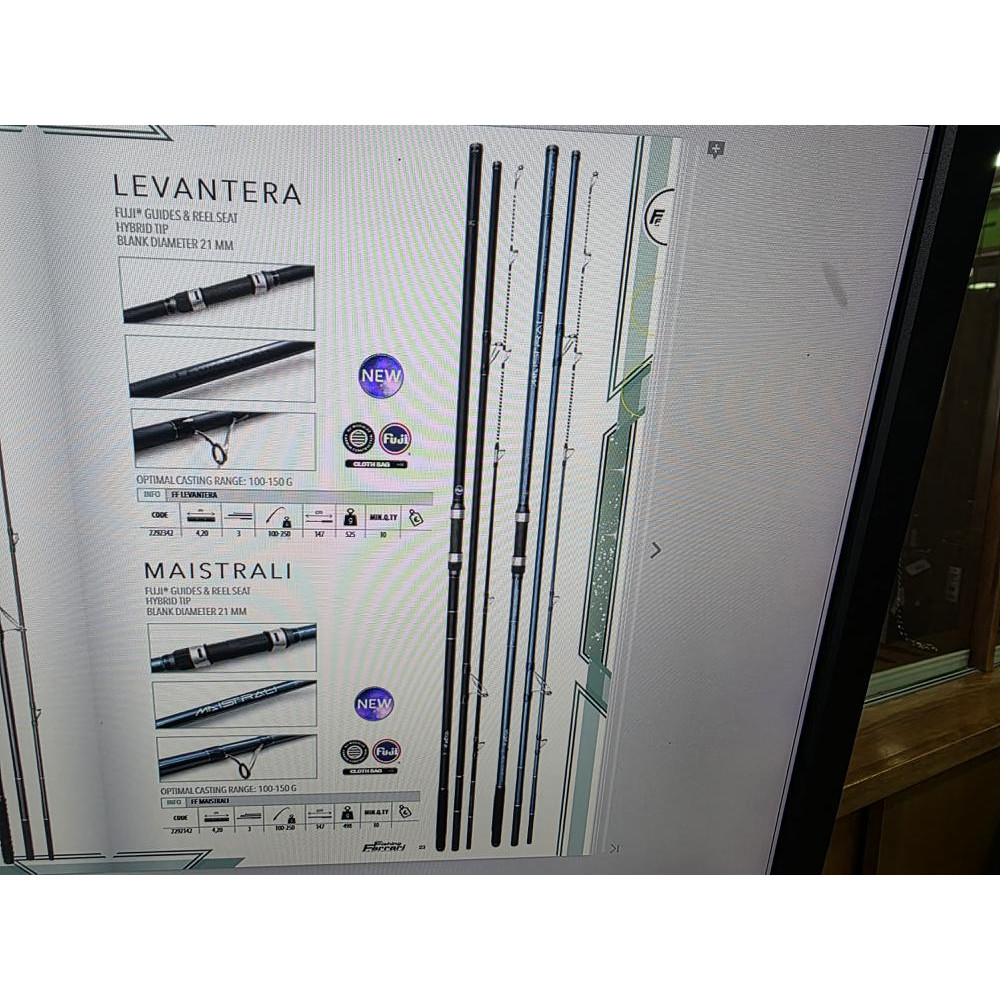 CAÑA FF LEVANTERA 4 20MT 100-250GR