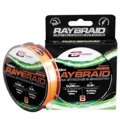 RAYBRAID 8 200M ORANGE FIRE 0 16