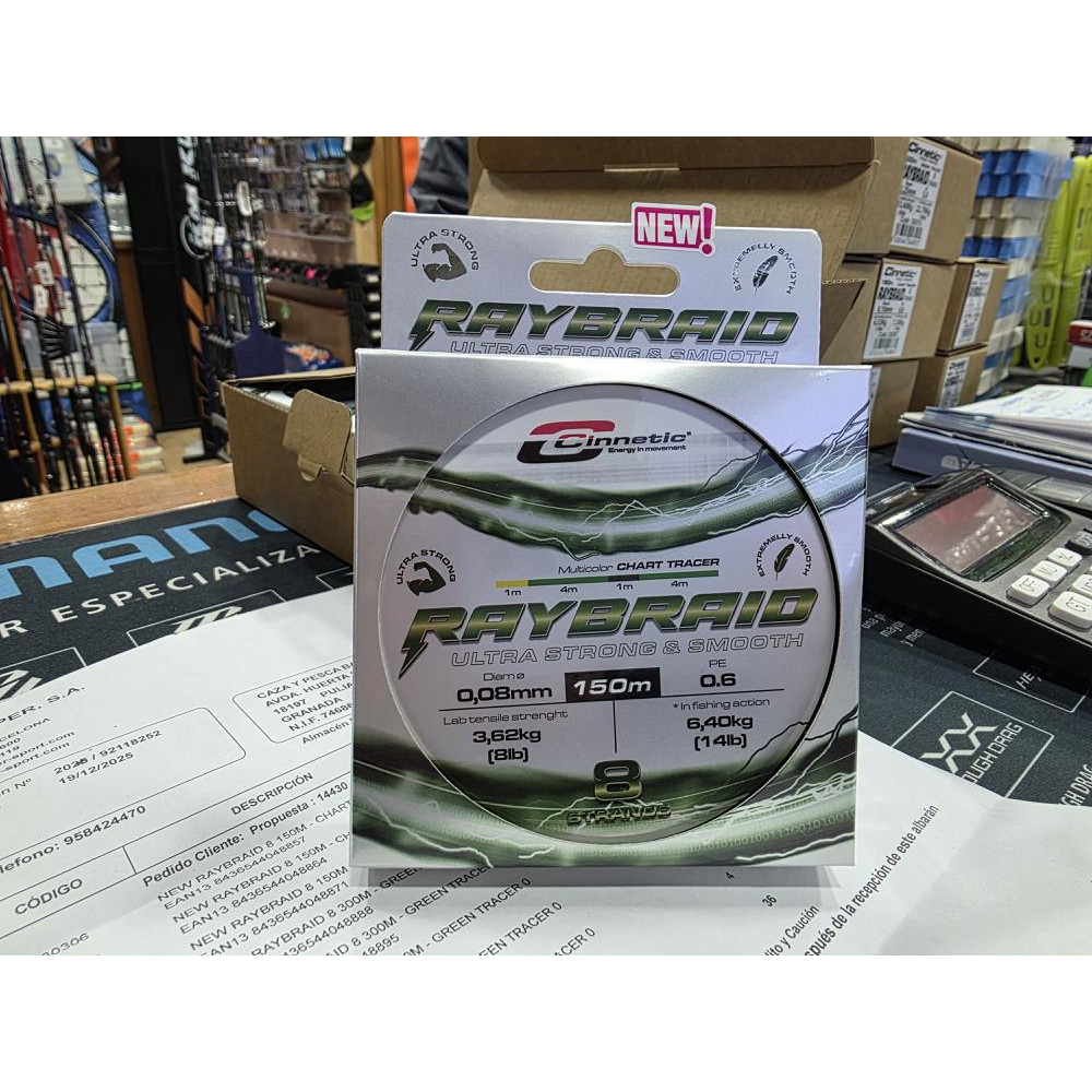 NEW RAYBRAID 8 150M-CHART TRACER 0 10MM