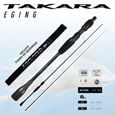 CAÑA TAKARA EGING 2 65CM 2 2-3 5